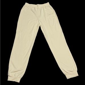 Pastel yellow joggers